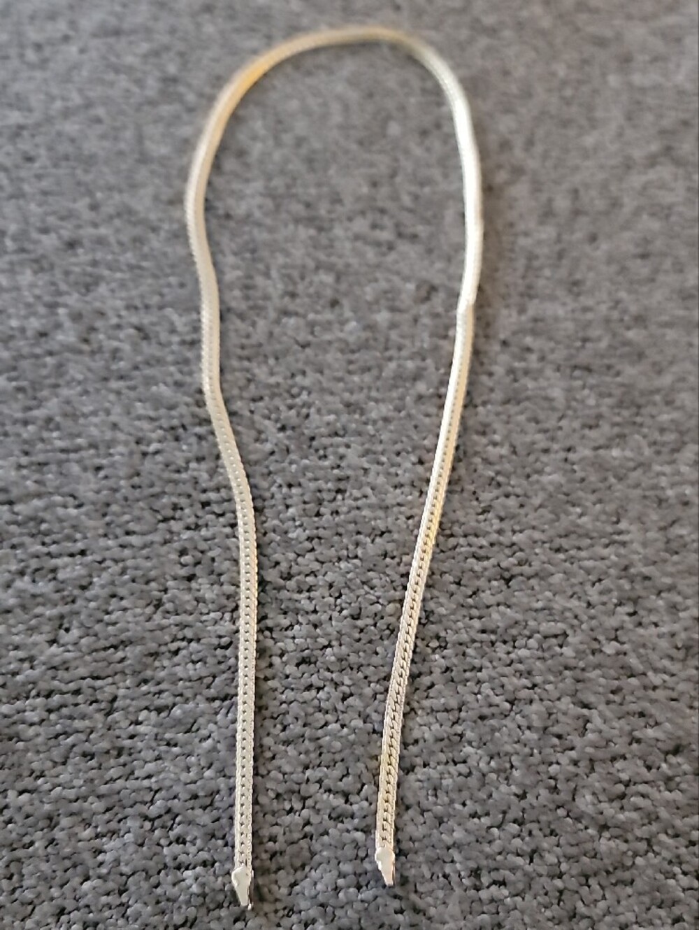 Elegant Gold-Tone Sterling-Silver Women's Chain Necklace - Picture 2 of 4